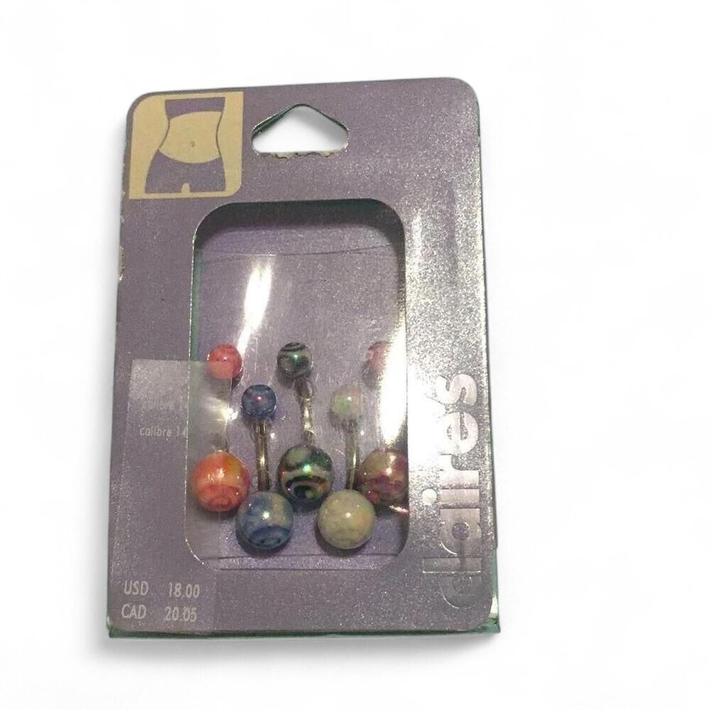 14 gauge   Belly rings